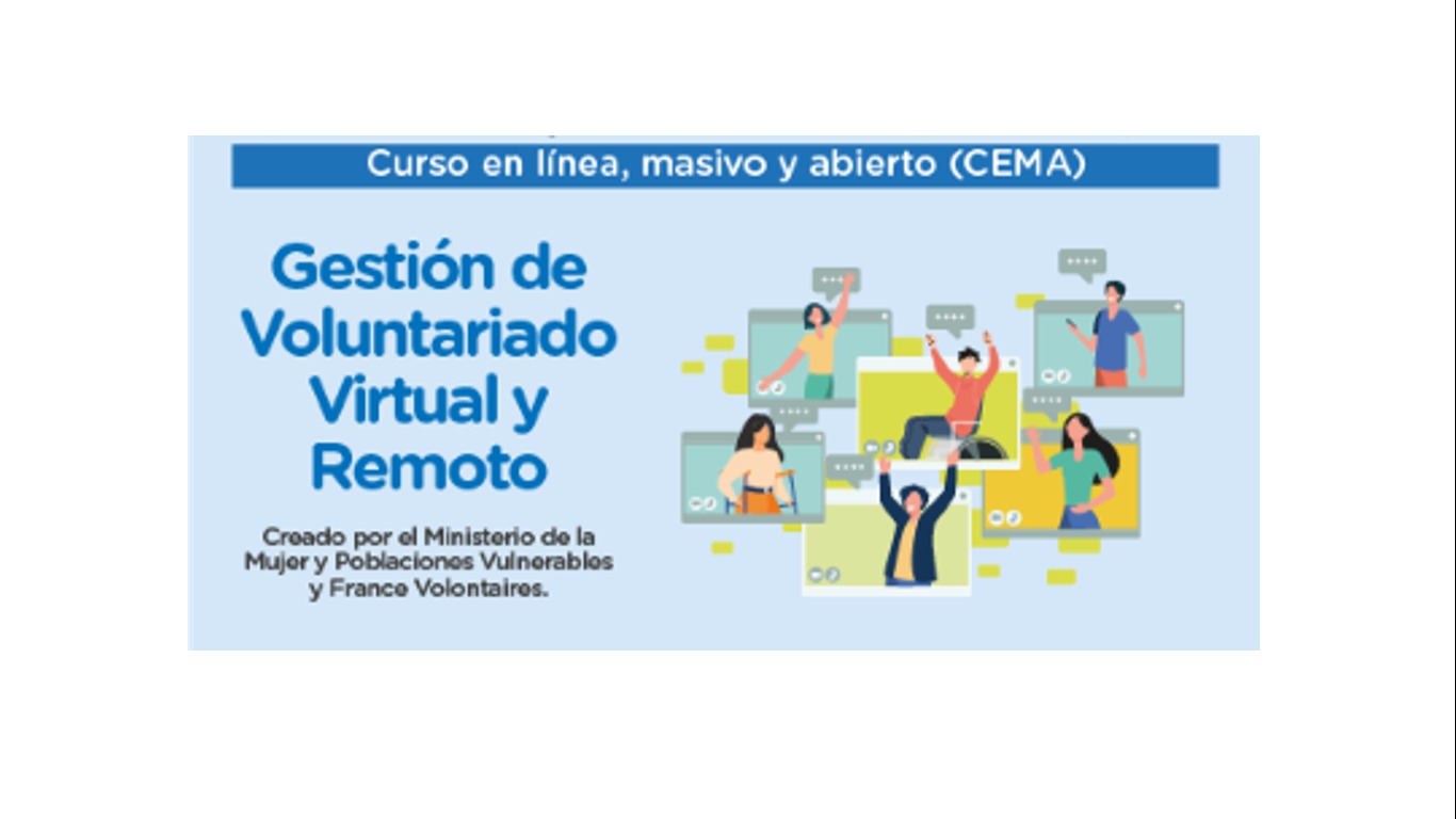 Gestión de voluntariado virtual y remoto