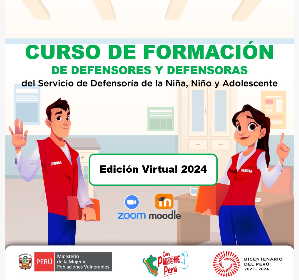 7ma Edic  - Curso de Formación de Defensores y Defensoras del Servicio de Defensoría de la Niña, Niño y Adolescente